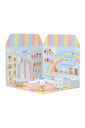 SANRIO : CINNAMOROLL - Ice Cream Parlour Stickers & Mini Figure