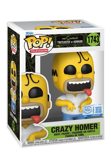 SIMPSONS : TREEHOUSE OF HORROR - Crazy Homer #1743 Funko Pop!