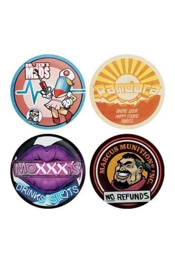 BORDERLANDS - Coasters 4-Pack