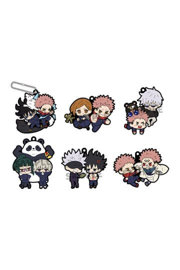 JUJUTSU KAISEN - Rubber Mascot Blind Bag Keyring Assortment (6)