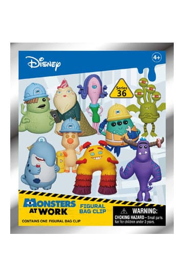 DISNEY PIXAR : MONSTERS INC - Blind Bag Keyring / Bag Clip