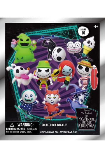NIGHTMARE BEFORE CHRISTMAS - Series 10 Blind Bag Keyring / Bag Clip