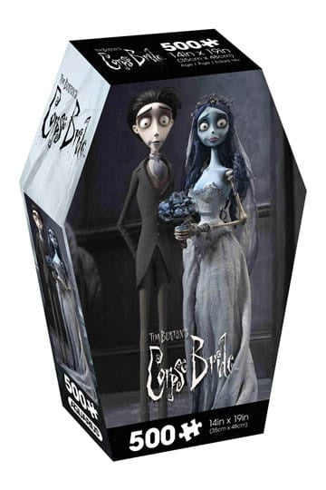 CORPSE BRIDE - Victor and Emily Coffin Box 500 Piece Puzzle