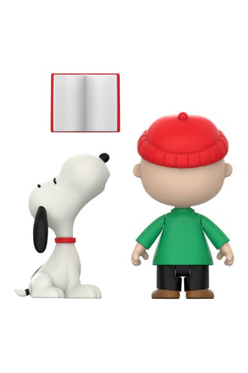 PEANUTS - Charlie Brown & Snoopy Caroling ReAction Figure 2-Pack