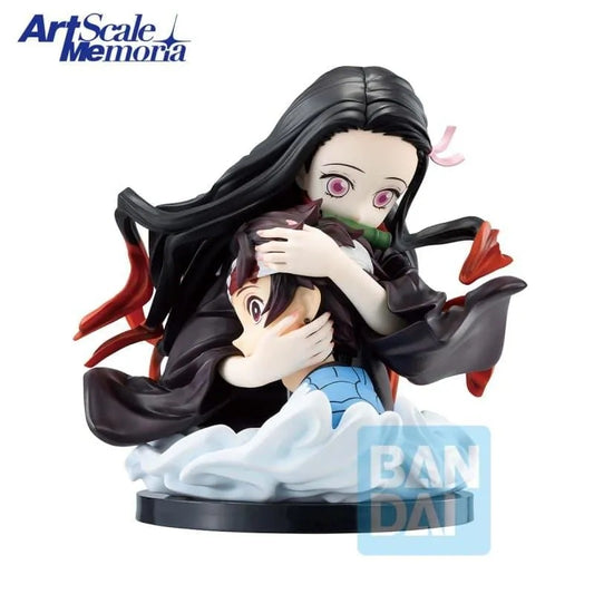 DEMON SLAYER - Nezuko & Tanjiro Kamado Bust Ichibansho Bandai Figure