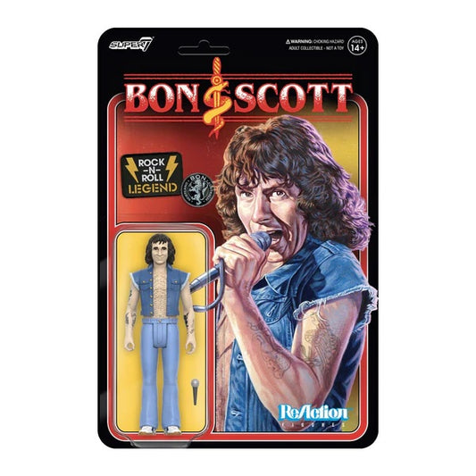 BON SCOTT (AC/DC) - Super 7 ReAction Figure