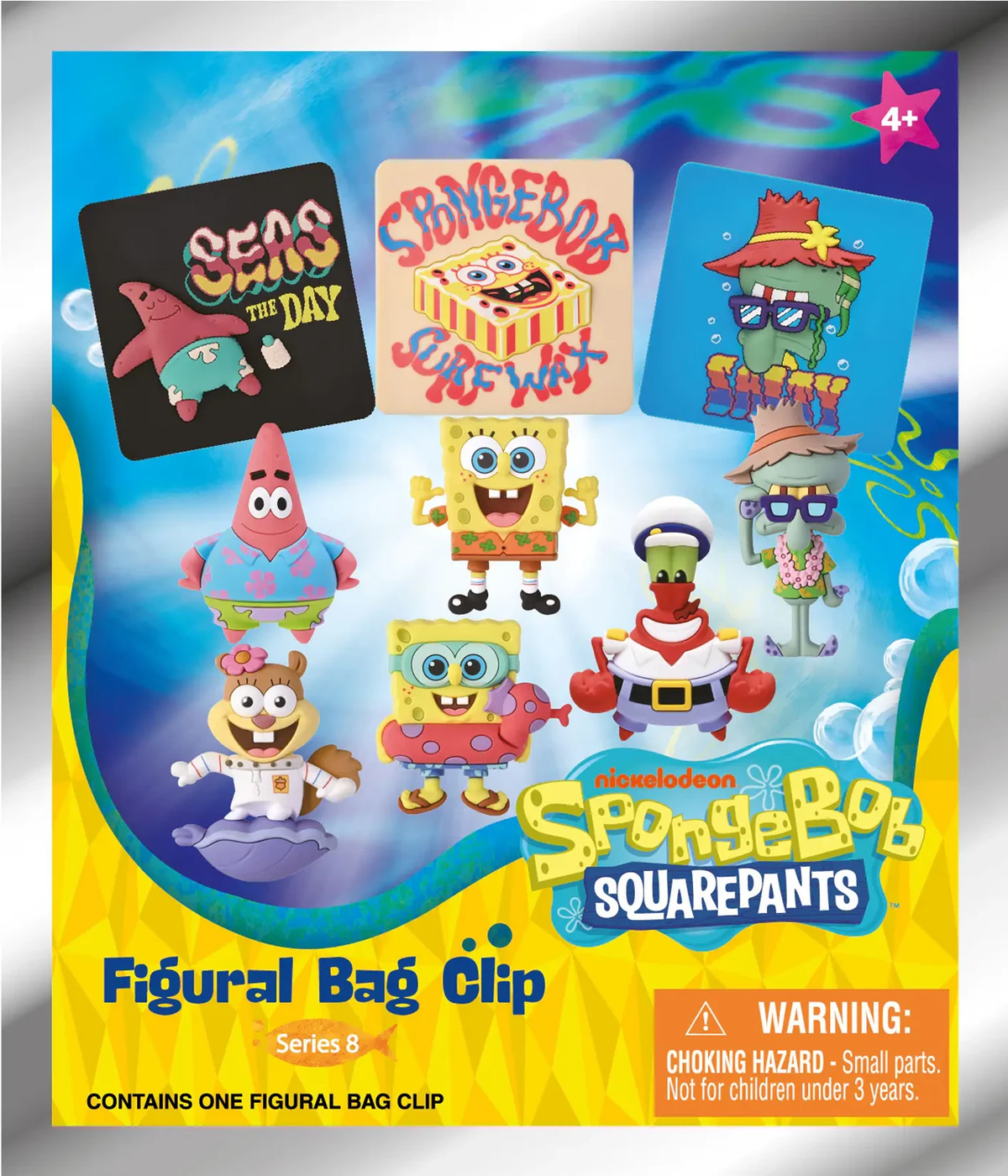 SPONGEBOB SQUAREPANTS - Series 8 Blind Bag Keyring / Bag Clip