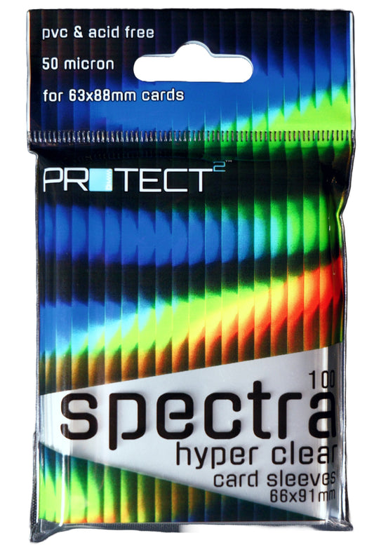 PROTECT SQUARED - Spectra Hyper Clear 66x91cm Card Sleeves (100 Pack)