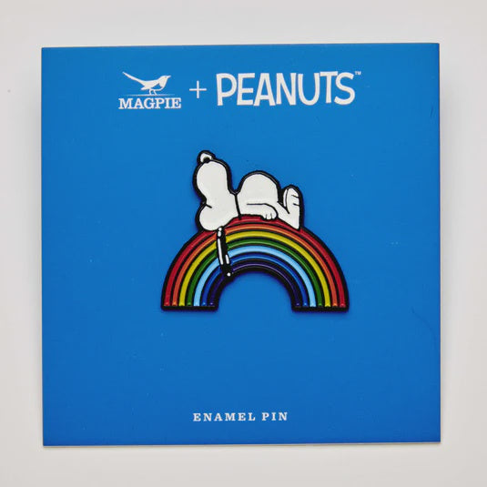 PEANUTS - Good Vibes Rainbow Pin Badge