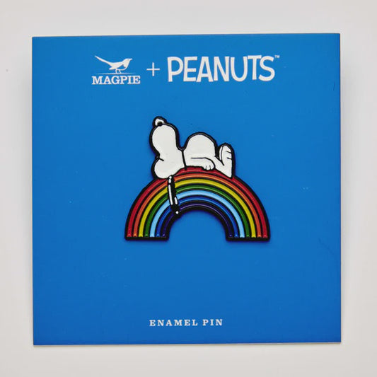 PEANUTS - Good Vibes Rainbow Pin Badge