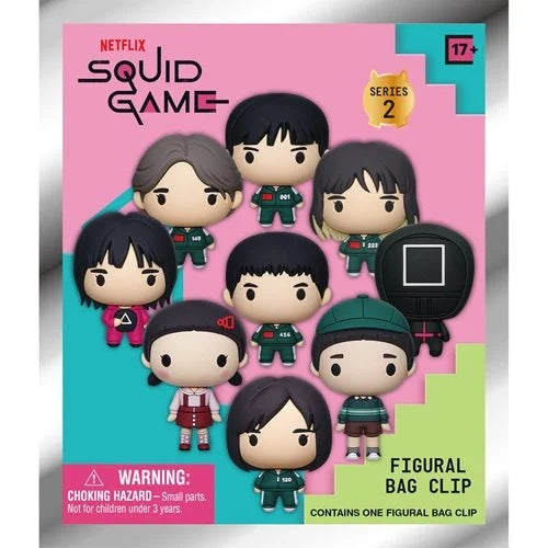 SQUID GAME - Series 2 Mystery Blind Bag Keyring / Bag Clip