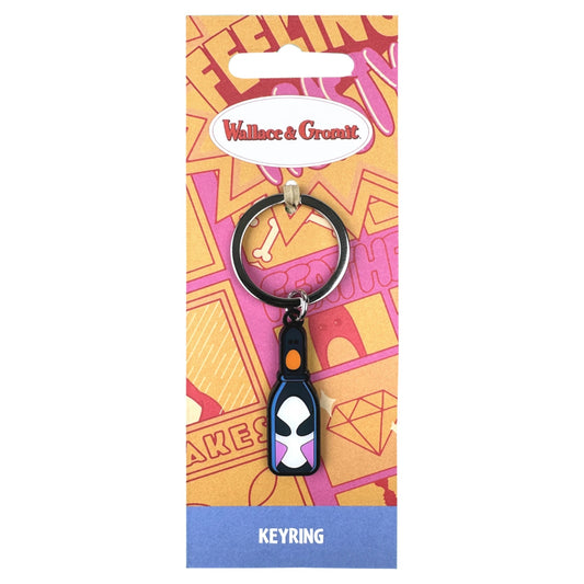 WALLACE & GROMIT - Feathers McGraw Bottle Keyring