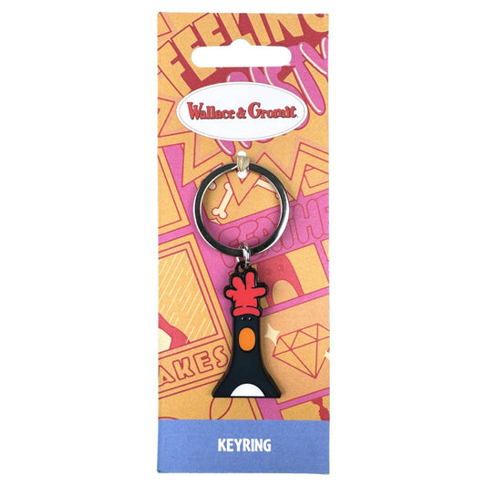 WALLACE & GROMIT - Feathers Head Keyring