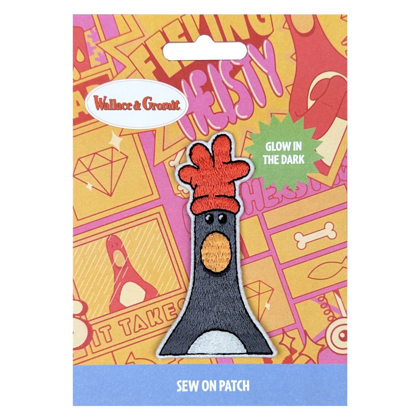 WALLACE & GROMIT - Feather McGraw Sew On Patch