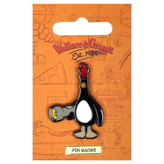WALLACE & GROMIT - Feathers McGraw Pin Badge
