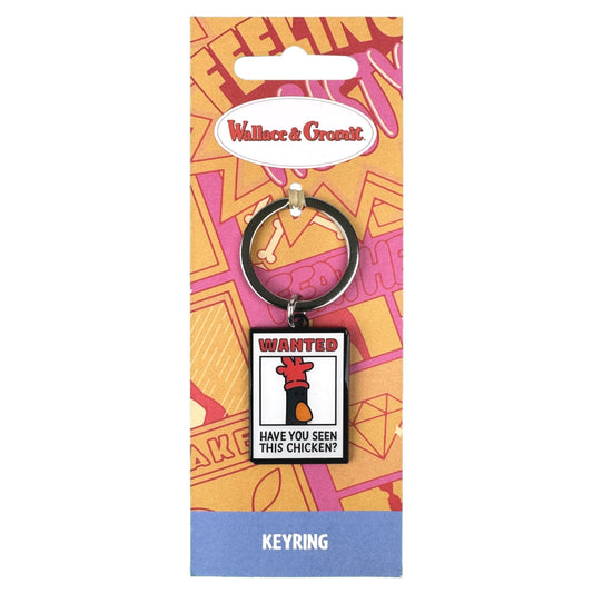 WALLACE & GROMIT - Feathers McGraw Poster Keyring