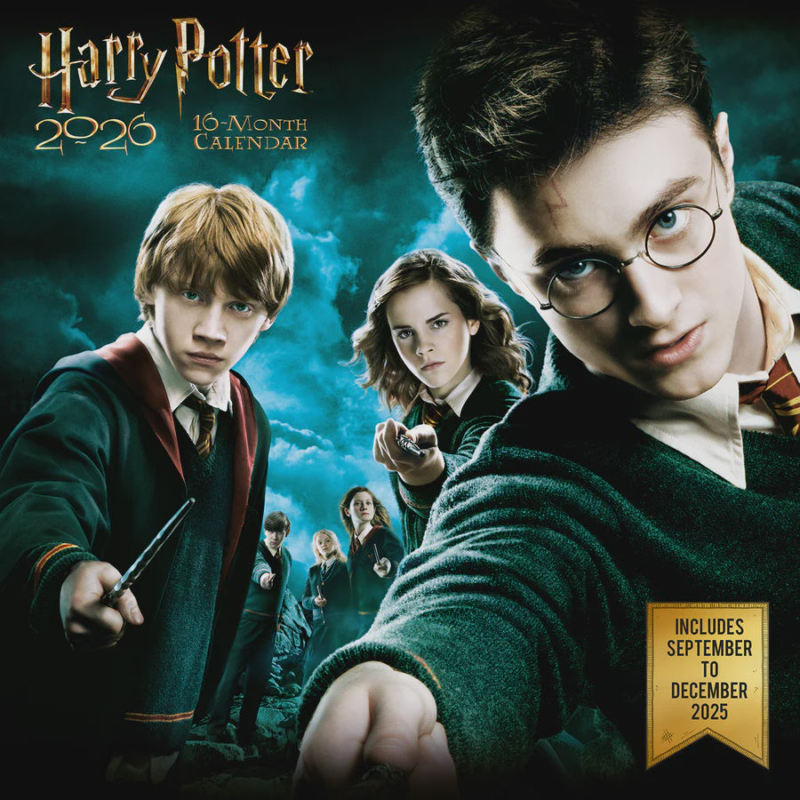HARRY POTTER - Movie Poster Artwork 2026 Calendar