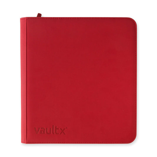 VAULT X - 12-Pocket Exo-Tec Zip Binder - Fire Red
