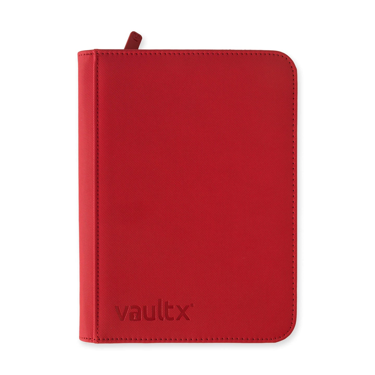 VAULT X - 4-Pocket Exo-Tec Zip Binder - Fire Red
