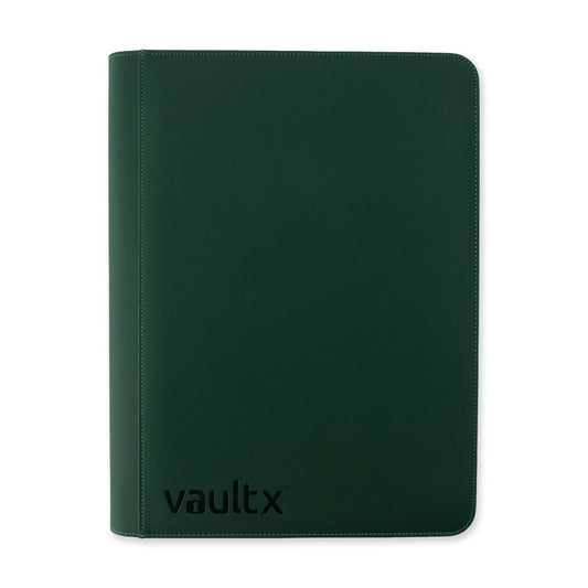 VAULT X - 16-Pocket Exo-Tec Zip Binder - Forest Green