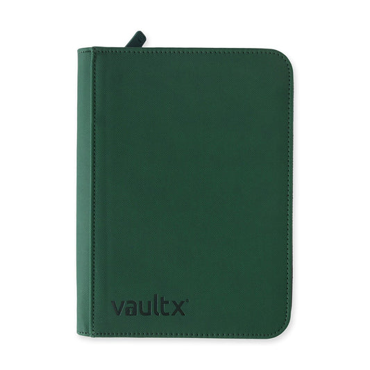 VAULT X - 4-Pocket Exo-Tec Zip Binder - Forest Green