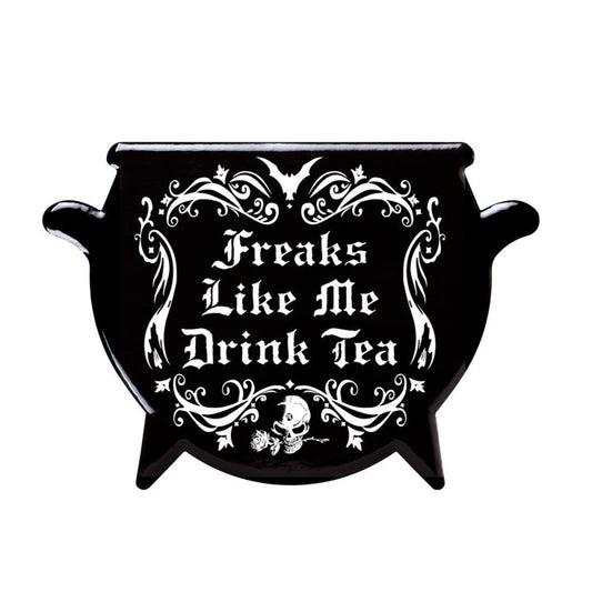 ALCHEMY - Freaks Like Me Cauldron Ceramic Coaster