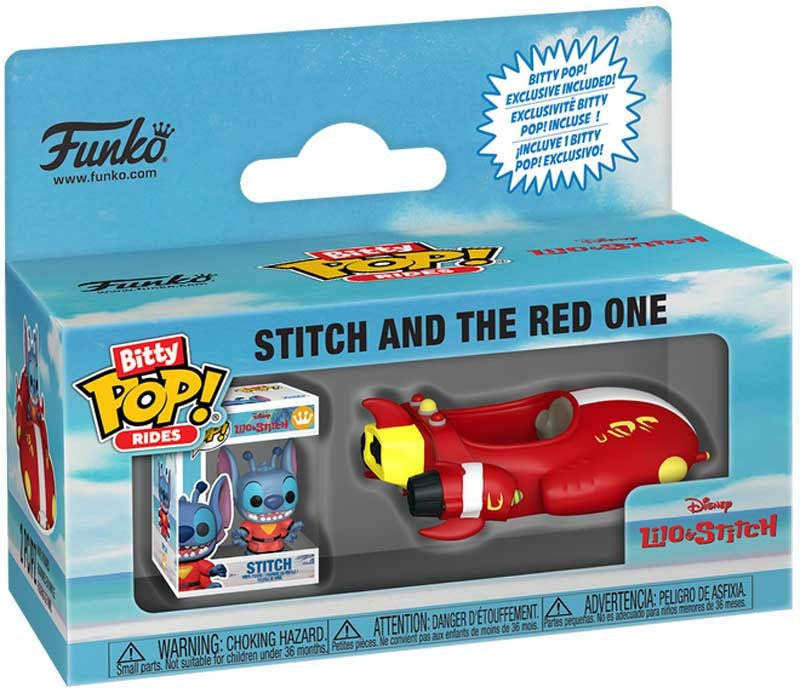 DISNEY : LILO & STITCH - Stitch & The Red One Funko Bitty Pop! Rides