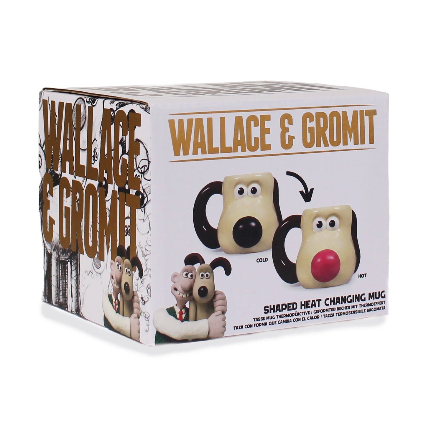 WALLACE & GROMIT - Gromit 3D Heat Changing Mug