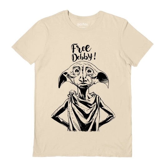 HARRY POTTER - Free Dobby Natural T-Shirt