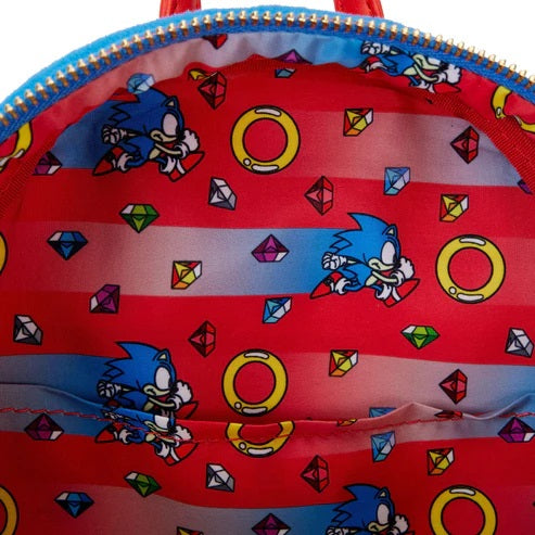 LOUNGEFLY : SEGA - Sonic The Hedgehog Classic Cosplay Mini Backpack