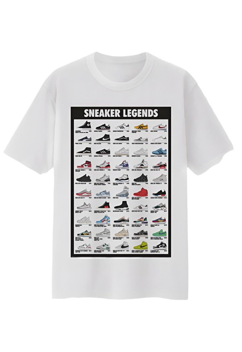 SNEAKER LEGENDS - White T-Shirt