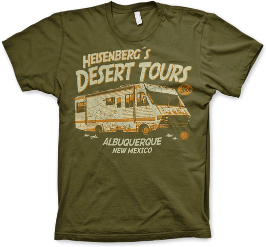 BREAKING BAD - Desert Tours Olive T-Shirt