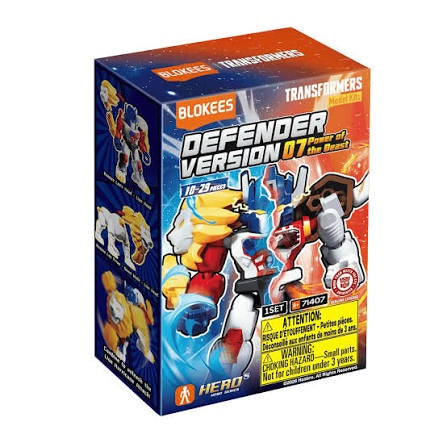BLOKEES : TRANSFORMERS - Power Of The Beast Galaxy Version Defender Version 07 Blind Box Model Kit (1)