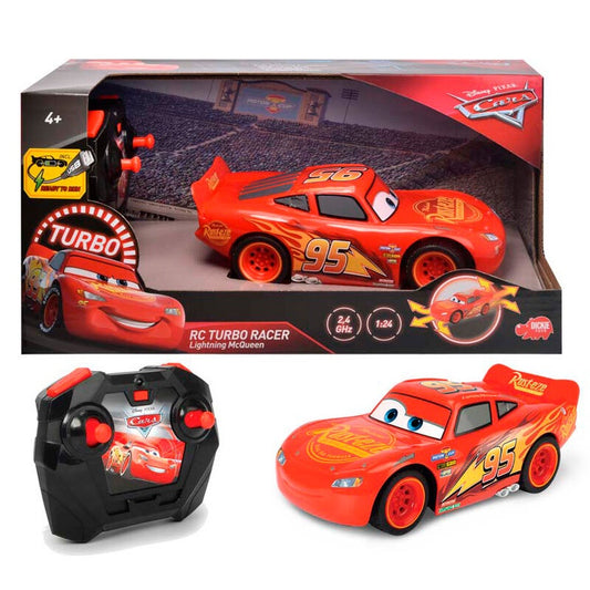 DISNEY PIXAR : CARS - Lightning McQueen 1:24 Scale Remote Controlled Car