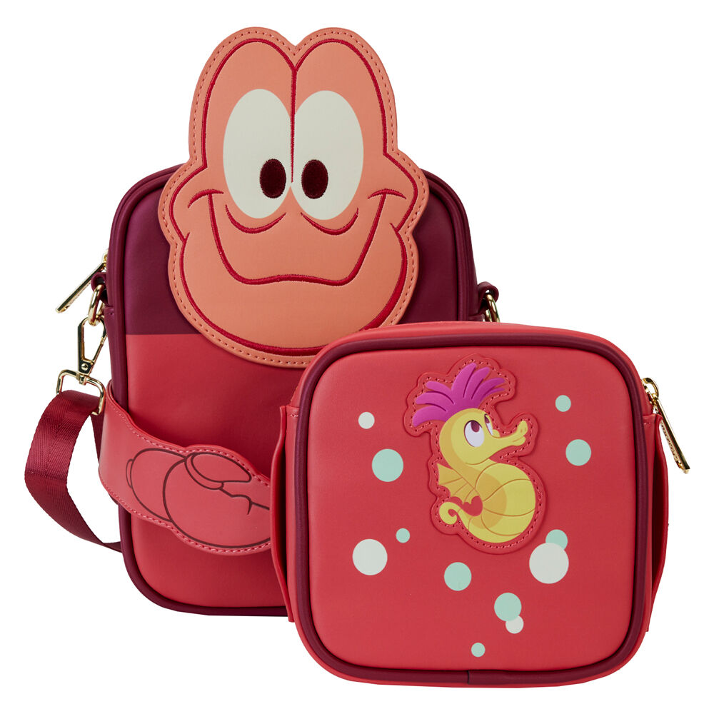 LOUNGEFLY : DISNEY - Little Mermaid Sebastian Crossbuddies Bag