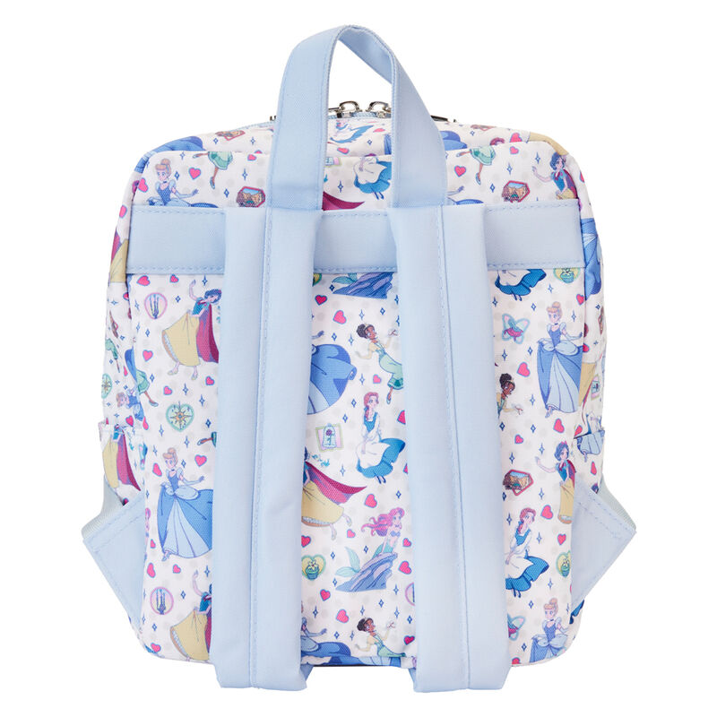 LOUNGEFLY : DISNEY - Princess Manga Style AOP Nylon Mini Backpack