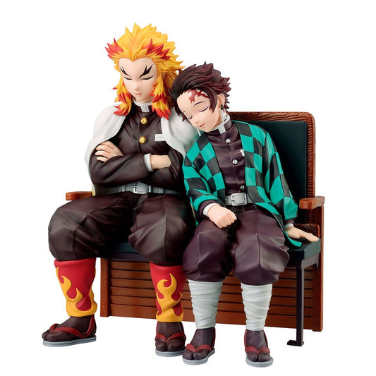 DEMON SLAYER - Tanjiro Kamado & Kyojuro Rengoku (Locus) Ishibansho Figure