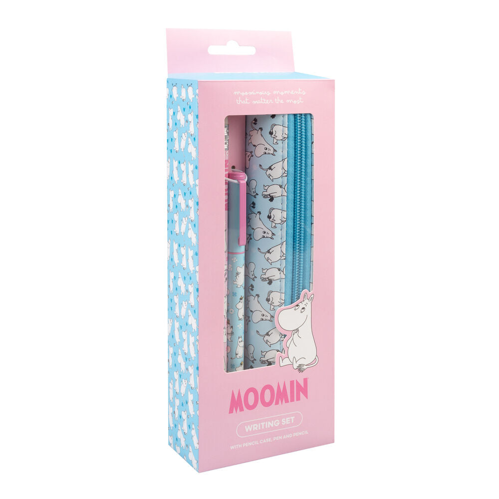 MOOMINS - Pencil Case & Pen Set