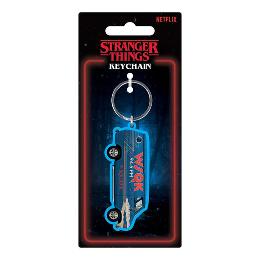 STRANGER THINGS - WSQK Van Rubber Keyring