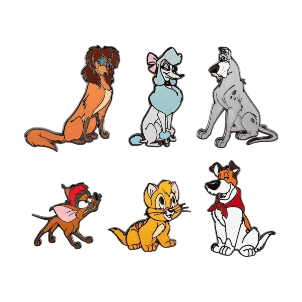 LOUNGEFLY : DISNEY - Oliver & Company Mystery Blind Box Pin Badge (1)