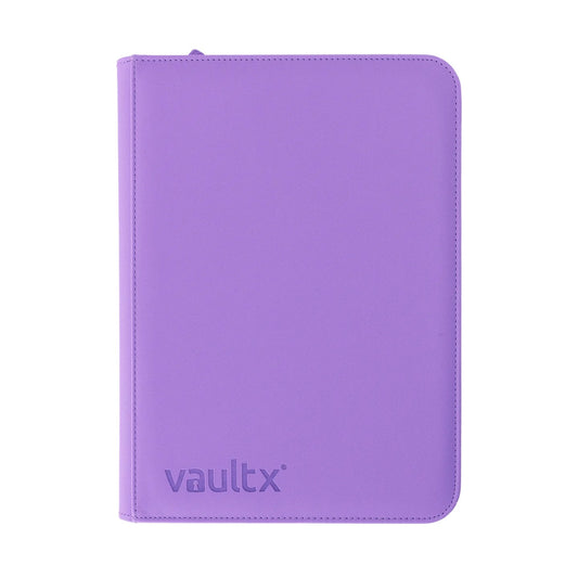 VAULT X - 9-Pocket Exo-Tec Zip Binder - Just Purple