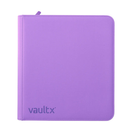 VAULT X - 12-Pocket Exo-Tec Zip Binder - Just Purple