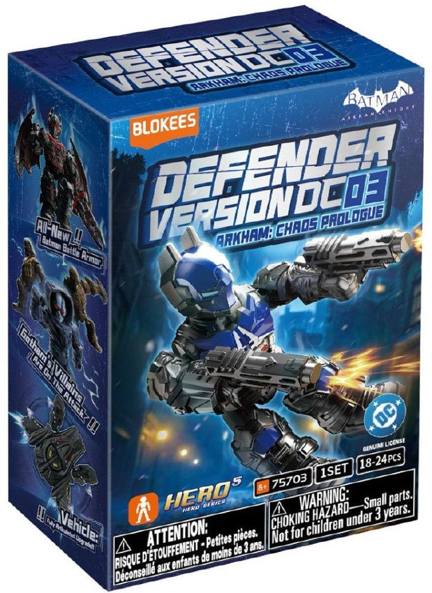 BLOKEES : DC - Defender Version 3 Batman Arkham Knight Arkham Chaos Prologue Blind Box Model Kit (1)