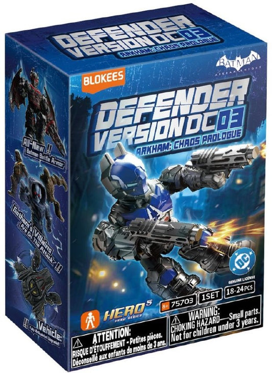 BLOKEES : DC - Defender Version 3 Batman Arkham Knight Arkham Chaos Prologue Blind Box Model Kit (1)