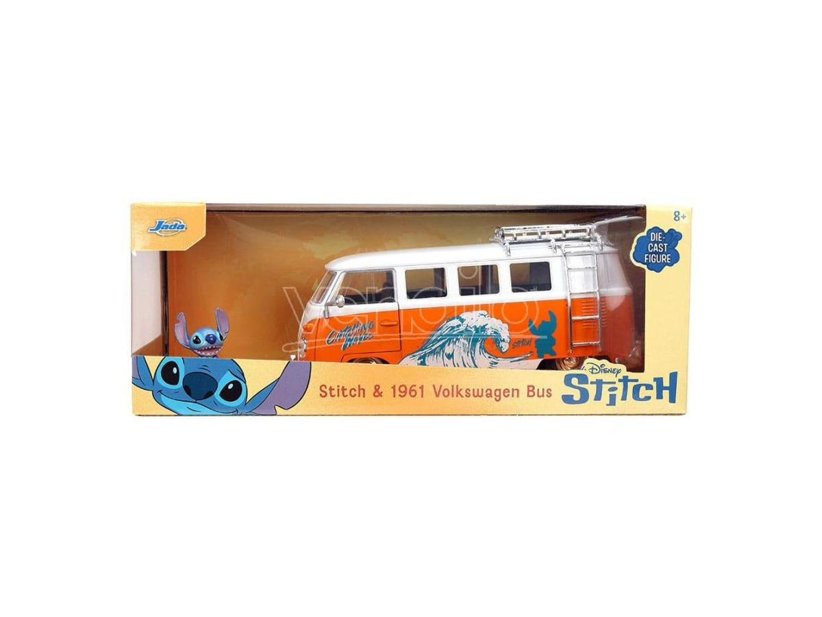 DISNEY : LILO & STITCH - Stitch & 1961 Beetle ada 1:24 Scale Diecast Car