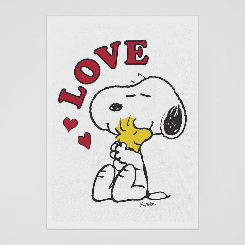 PEANUTS - Love Tea Towel