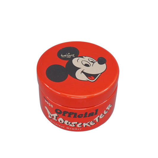 DISNEY : MICKEY MOUSE - Howdy Folks Round Ceramic Box
