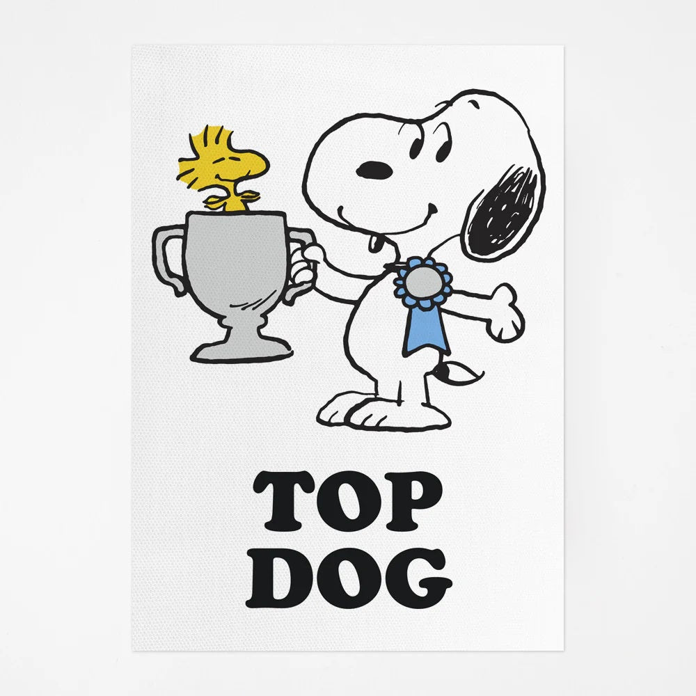PEANUTS - Top Dog Tea Towel