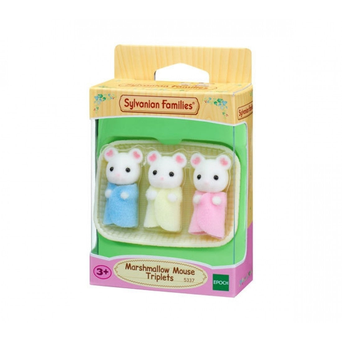 SYLVANIAN FAMILIES - Marshmallow Mouse Triplets Figure Set