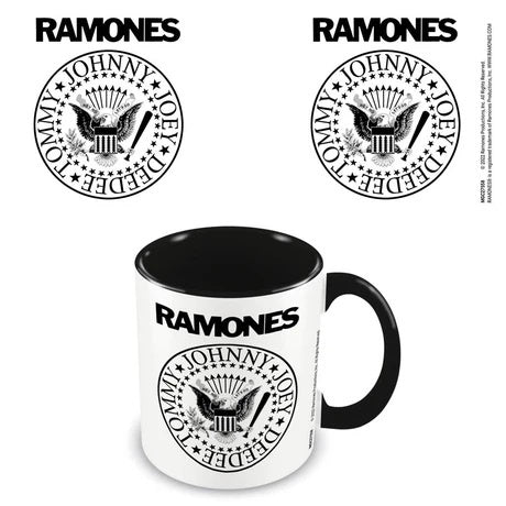 RAMONES - Logo Black Inner Mug